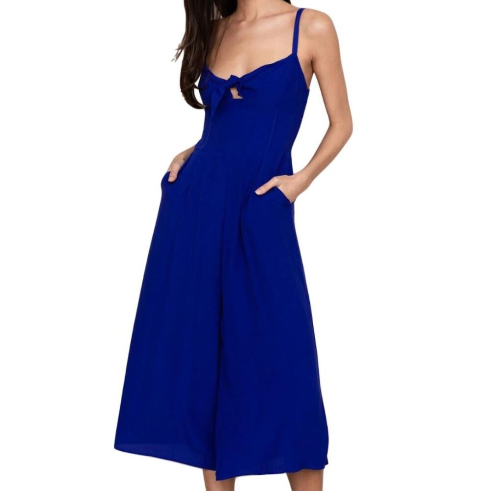 🔥 Yumi Kim Pretty Chic Jumpsuit, Royal Blue (S)